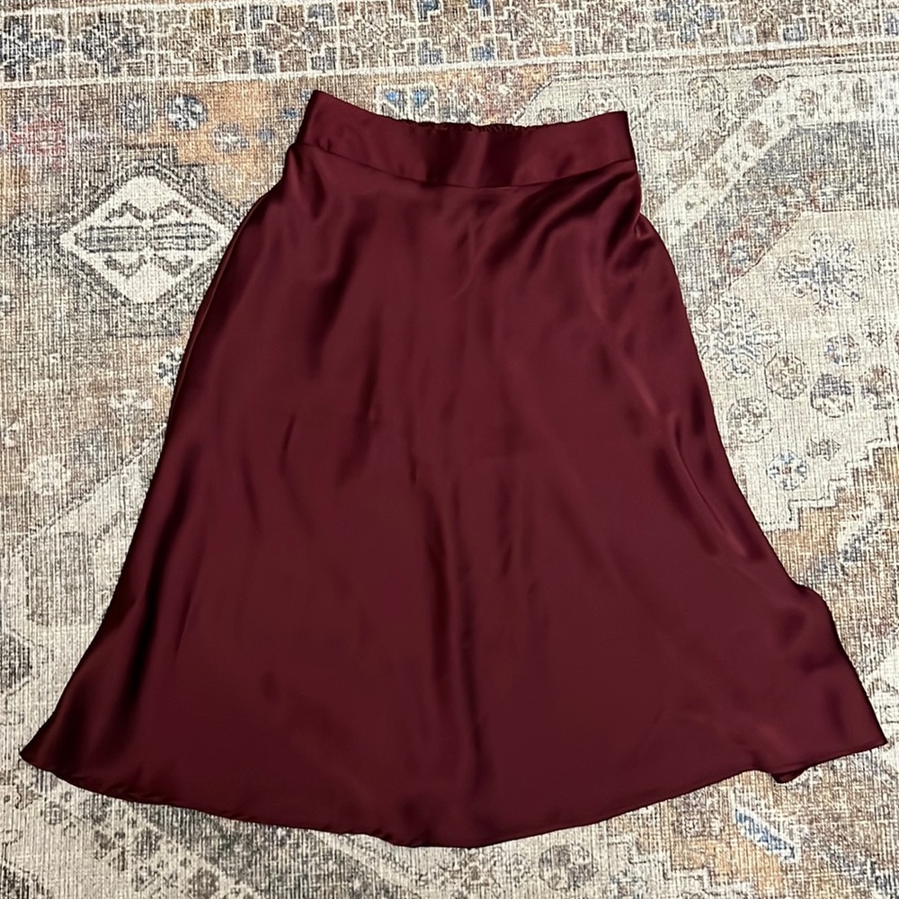 a new day Target silk skirt